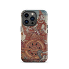 Rama’s Chariot - Thai Ramayana Mural Iphone Case, 13 Pro / Matte, Ornate Phone Case Chariot Design