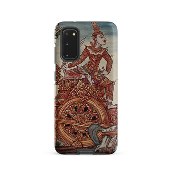 Rama’s Chariot - Thai Ramayana Mural Phone Case, Samsung Galaxy S20 / Matte, Mobile Cases, Toby Leon