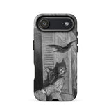 The Raven Edgar Allan Poe - Gustave Dore Phone Case Iphone 17 Air / Matte Black White Edgar Allan Poe Phone Case Gothic Gustave Doré’s