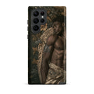Raziel - Gay Black Angel Art Samsung Case, Galaxy S22 Ultra / Matte, Dark Phone Case Classical-style Painting Shirtless Man