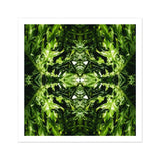 Reach out - Contemporary Botanical Op Art Print / Canvas, 12x12’’ / 31x31cm / Unframed / White Border, Posters Prints & Visual Artwork,