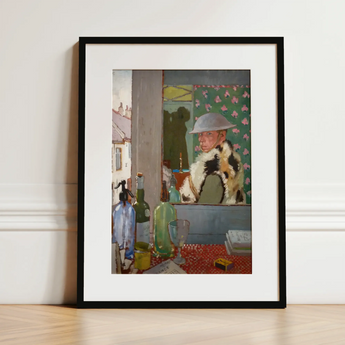 Ready to Start - William Orpen Art Print / Canvas, 12x16’’ / 31x41cm / Black Frame / Matboard, Posters Prints & Visual Artwork, Toby Leon