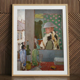 Ready to Start - William Orpen Art Print / Canvas Framed Painting Boy White Helmet Fur-lined Coat Set William Orpen’s Ready, Orpen Art,