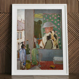 Ready to Start - William Orpen Art Print / Canvas White-framed Boy Grey Helmet Fur Coat Orpen’s, Wartime Whiskey Prints