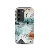 In the Realm of Air - Paul Klee Phone Case Samsung Galaxy S23 / Matte Abstract Art Phone Case Watercolor-style Design Black Ink Paul Klee