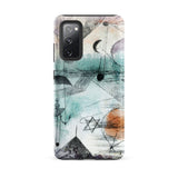 In the Realm of Air - Paul Klee Phone Case Samsung Galaxy S20 Fe / Matte Phone Case Abstract Watercolor Design Black Ink Sketches Paul Klee