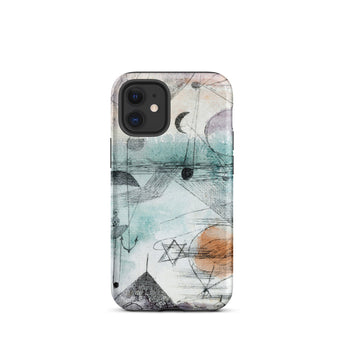 In the Realm of Air - Paul Klee Phone Case Iphone 12 Mini / Matte Sleek Phone Case Abstract Watercolor Design Celestial Geometric Paul Klee