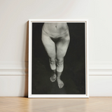 Rebecca Salsbury Strand - Alfred Stieglitz Art Print / Canvas Black-and-white Framed Photograph Nude Figure Waist Forward Bare, Prints