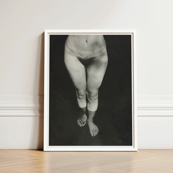 Rebecca Salsbury Strand - Alfred Stieglitz Art Print / Canvas Black-and-white Framed Photograph Nude Figure Waist Forward Bare, Prints