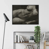 Rebecca Salsbury Strand - Alfred Stieglitz Art Print / Canvas Black-framed Black-and-white Photographic Print Nude Figure Rebecca Salsbury