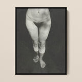 Rebecca Salsbury Strand - Alfred Stieglitz Art Print / Canvas Black-framed Black-and-white Photographic Art Print Nude Human Figure Alfred