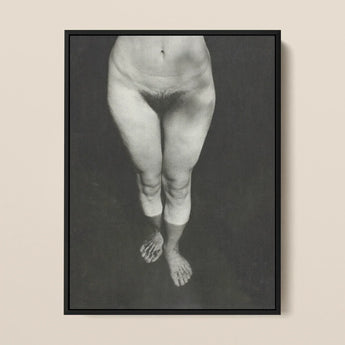 Rebecca Salsbury Strand - Alfred Stieglitz Art Print / Canvas Black-framed Black-and-white Photographic Nude Human Figure, Prints