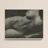 Rebecca Salsbury Strand - Alfred Stieglitz Art Print / Canvas Black-and-white Framed Art Print Nude Figure Rebecca Salsbury Strand, Alfred