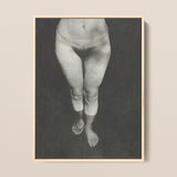 Rebecca Salsbury Strand - Alfred Stieglitz Art Print / Canvas Black-and-white Framed Photograph Nude Human Figure Waist Minimalist Alfred
