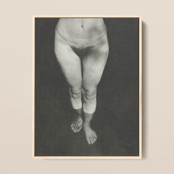 Rebecca Salsbury Strand - Alfred Stieglitz Art Print / Canvas Black-and-white Framed Photograph Nude Human Figure Waist Minimalist Alfred