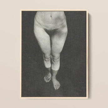 Rebecca Salsbury Strand - Alfred Stieglitz Art Print / Canvas Black-and-white Framed Photograph Nude Human Figure Waist Minimalist, Prints