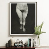 Rebecca Salsbury Strand - Alfred Stieglitz Art Print / Canvas Black-and-white Framed Photograph Nude Human Figure’s Legs Feet, Prints