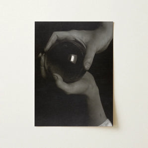 Rebecca Salsbury Strand - Alfred Stieglitz Art Print / Canvas Black-and-white Photograph Hands Reflective Glass Sphere, Crystal Ball Prints