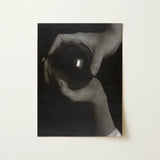 Rebecca Salsbury Strand - Alfred Stieglitz Art Print / Canvas Black-and-white Photograph Hands Reflective Glass Sphere, Crystal Ball Prints