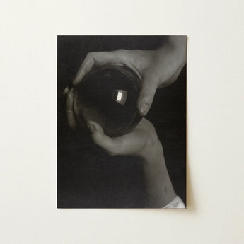 Rebecca Salsbury Strand - Alfred Stieglitz Art Print / Canvas Black-and-white Photograph Hands Reflective Glass Sphere, Crystal Ball Prints