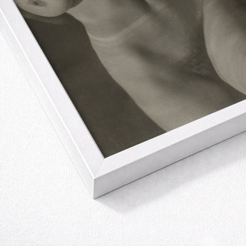Rebecca Salsbury Strand - Alfred Stieglitz Art Print / Canvas White Framed Black Photographic, Sensual Shadows Prints