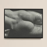 Rebecca Salsbury Strand - Alfred Stieglitz Fine Art Print / Canvas Black-framed Black-and-white Photographic Close-up Wet Human, Prints