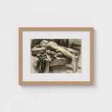 Reclining Male Nude - John Singer Sargent Art Print / Canvas, Body Tilts, Fallen Ephebe Prints