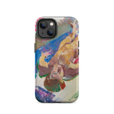 Reclining Nude - Anton Kolig Iphone Case, 14 / Matte, Iphone Artistic Colorful Abstract Painting Case
