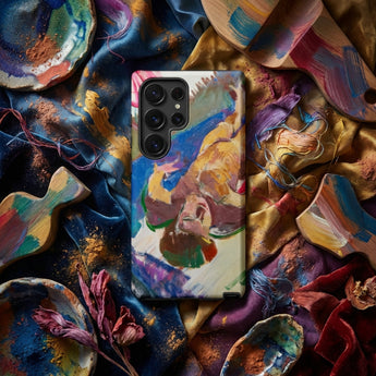 Reclining Nude - Anton Kolig Phone Case Vibrant Abstractly Painted Phone Case Dynamic Depiction Lion Anton Kolig’s Reclining, Brushwork