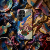 Reclining Nude - Anton Kolig Phone Case Vibrant Abstractly Painted Phone Case Dynamic Depiction Lion Anton Kolig’s Reclining, Brushwork