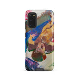Reclining Nude - Anton Kolig Samsung Case, Galaxy S20 / Matte, Phone Case Abstract Colorful Painting Design