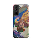 Reclining Nude - Anton Kolig Samsung Case, Galaxy S21 Fe / Matte, Smartphone Case Abstract Painting Design