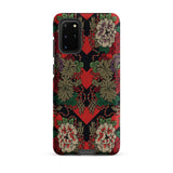 Red Fan Pattern - G.a. Audsley Phone Case, Samsung Galaxy S20 Plus / Matte, Mobile Cases, Toby Leon