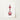 Red Glass Perfume Bottle Intricate White Floral Etchings Keane Decorative Glassware, Art Print