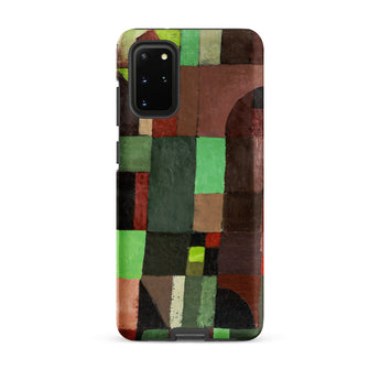 Red and Green Architecture - Paul Klee Phone Case, Samsung Galaxy S20 Plus / Matte, Mobile Cases, Toby Leon