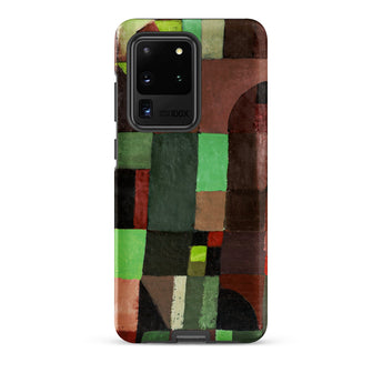 Red and Green Architecture - Paul Klee Phone Case, Samsung Galaxy S20 Ultra / Matte, Mobile Cases, Toby Leon