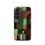 Red and Green Architecture - Paul Klee Phone Case, Samsung Galaxy S23 / Matte, Mobile Cases, Toby Leon