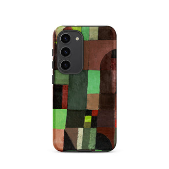 Red and Green Architecture - Paul Klee Phone Case, Samsung Galaxy S23 / Matte, Mobile Cases, Toby Leon