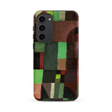 Red and Green Architecture - Paul Klee Phone Case, Samsung Galaxy S23 Plus / Matte, Mobile Cases, Toby Leon