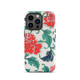 Red Peonies - Owen Jones Floral Phone Case, Iphone 13 Pro / Matte, Mobile Cases, Toby Leon
