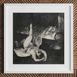 Reducing Exercises - George Bellows Art Print / Canvas, 12x12’’ / 31x31cm / White Frame / Matboard, Posters Prints & Visual Artwork, Toby