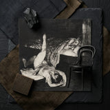 Reducing Exercises - George Bellows Art Print / Canvas Black White Charcoal Sketch Figure Dark Slate, Tips, Tenement Bedroom, Lithographic