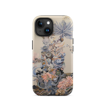 Regalia - Surreal Succulent Cornucopia Phone Case Iphone 15 / Matte Floral-patterned Phone Case Surreal Succulent Cornucopia, Cornucopia