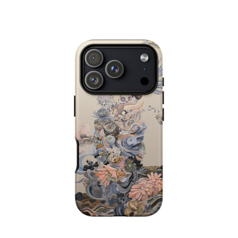 Regalia - Surreal Succulent Cornucopia Phone Case Iphone 17 Pro / Matte Iphone 13 Pro Max Case Floral Design Beige Surreal Succulent