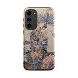 Regalia - Surreal Succulent Cornucopia Phone Case Samsung Galaxy S23 Plus / Gloss Beige Phone Case Adorned Intricate Surreal Floral Sea