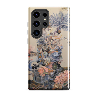 Regalia - Surreal Succulent Cornucopia Phone Case Samsung Galaxy S24 Ultra / Gloss Phone Case Intricate Surreal Floral Botanical Design