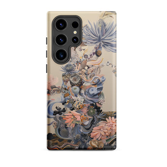 Regalia - Surreal Succulent Cornucopia Phone Case Samsung Galaxy S24 Ultra / Matte Phone Case Intricate Surreal Floral Organic Design Soft