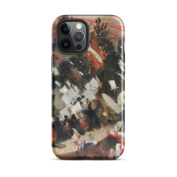 Repetitie van het Pasdeloup-orkest - John Singer Sargent iPhone-hoesje, 12 Pro Max / Glans, hoesjes voor mobiele telefoons, Toby Leon