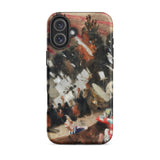 Rehearsal of the Pasdeloup Orchestra - John Singer Sargent Phone Case Iphone 16 Plus / Matte Rugged Phone Case Dynamic Abstract Painting