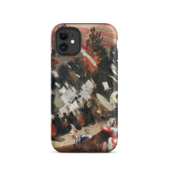 Rehearsal of the Pasdeloup Orchestra - John Singer Sargent Phone Case Iphone 11 / Matte Rugged Hard-shell Phone Case Vibrant Abstract